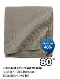 Pătură Matlasată