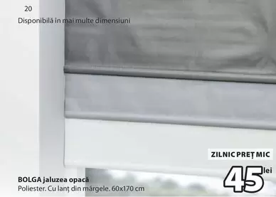 BOLGA jaluzea opacă