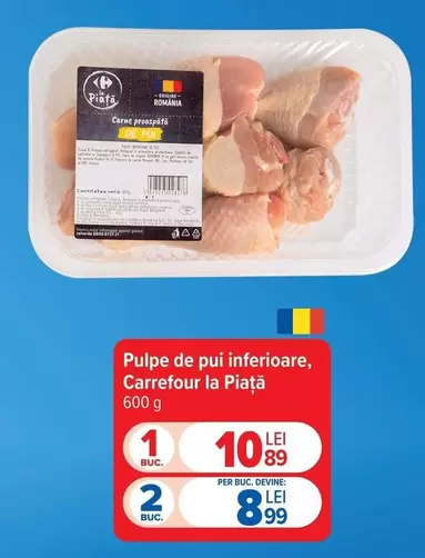 Pulpe de pui inferioare