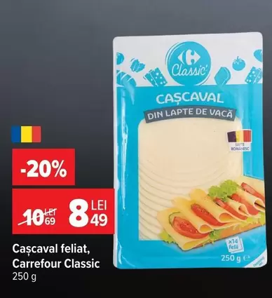 Cașcaval feliat