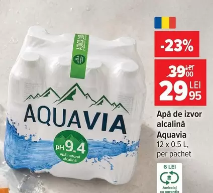 Apă de izvor alcalină