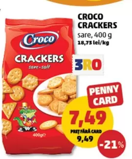 CROCO CRACKERS sare