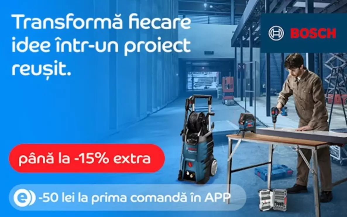 Bosch - Transformă fiecare idee într-un proiect reușit.