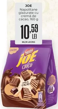 Napolitane glazurate cu cremă de cacao
