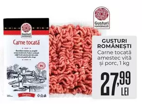 Carne tocată amestec vită și porc