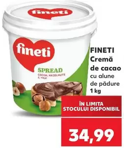 Cremă de cacao cu alune de pădure