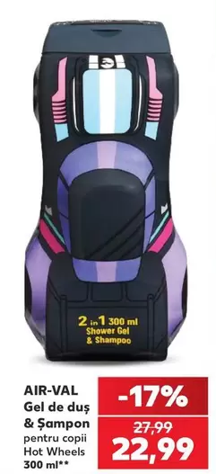 Gel de duș & Șampon pentru copii Hot Wheels