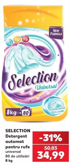 Detergent automat pentru rufe universal