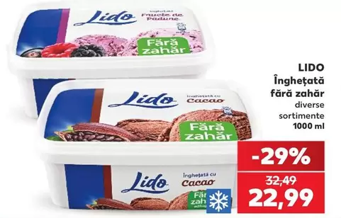 Înghețată fără zahăr