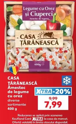 Amestec de legume cu orez