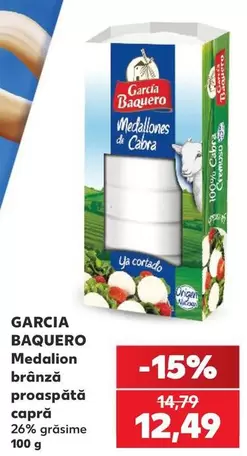 Medalion brânză proaspătă capră