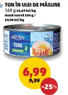 Ton în ulei de măsline