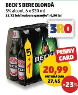 Beck's - Bocks Bere Blondă