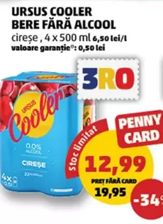 URSUS COOLER BERE FĂRĂ ALCOOL CIREȘE