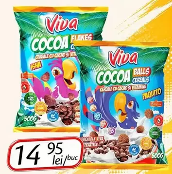 COCOA FLAKES & COCOA BALLS CEREALS