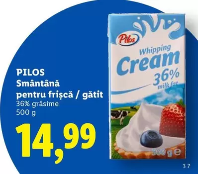 Smântână pentru frișcă / gătit