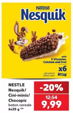 Nesquik Cini-minis/Choc-a-pic baton cereale