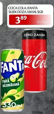 Coca Cola - SLEEK DOZA 330 ML SGR