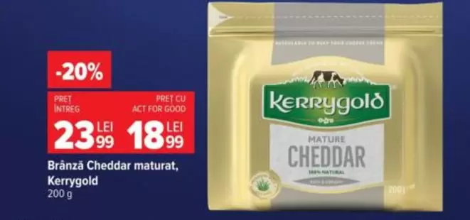 Brânză Cheddar maturat