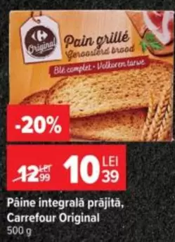 Pain grillé / Geroosterdd brood