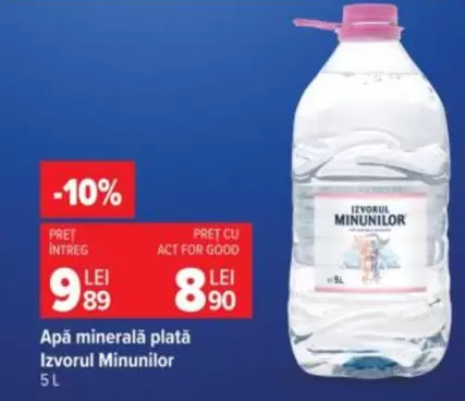 Apă minerală plată