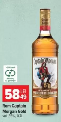 Rom Captain Morgan Gold