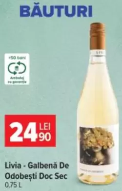 Galbenă De Odobești Doc Sec