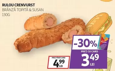Auchan - RULOU CRENVURST BRÂNZĂ TOPITĂ & SUSAN