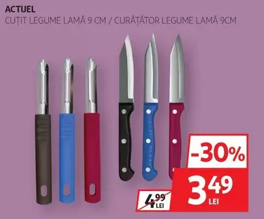 Actuel - CUTIT LEGUME LAMĂ 9 CM / CURĂȚĂTOR LEGUME LAMĂ 9CM