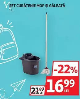 SET CURĂȚENIE MOP ȘI GĂLEATĂ