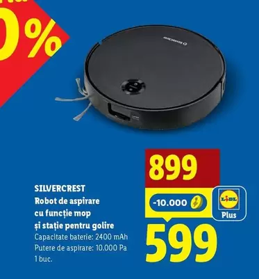 Robot de aspirare cu funcție mop și stație pentru golire