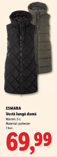 Vestă lungă damă
