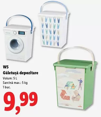 Gălețușă depozitare