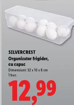 Organizator frigider, cu capac