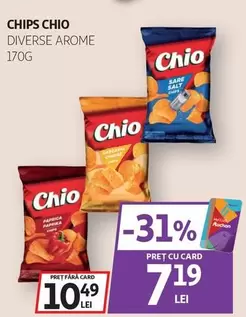 Chio - CHIPS CHIO DIVERSE AROME