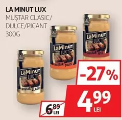 MUȘTAR CLASIC/ DULCE/PICANT