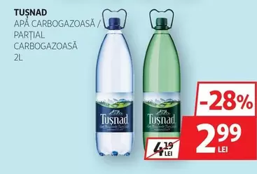APĂ CARBOGAZOASĂ / PARȚIAL CARBOGAZOASĂ