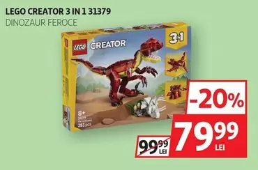 Lego - CREATOR 3 IN 1 31379 DINOZAUR FEROCE