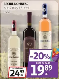 Alb - VIN ALB / ROȘU / ROZE