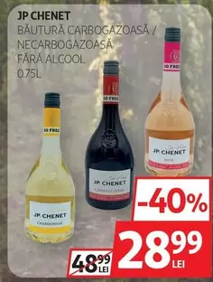 Băutură carbogazoasă / necarbogazoasă fără alcool 0.75L