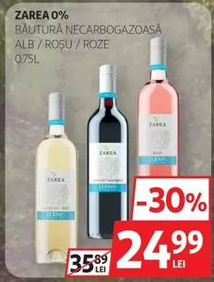 Zarea - BĂUTURĂ NECARBO GAZOASĂ ALB / ROȘU / ROZE