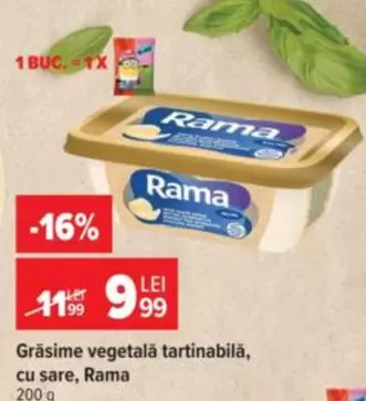 Grăsime vegetală tartinabilă