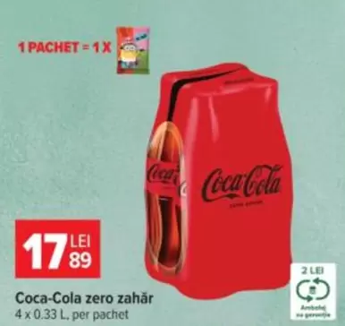 Coca Cola - Coca-Cola zero zahăr