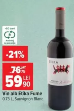 Alb - Vin alb Etika Fume