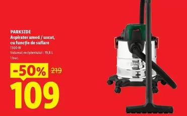 Aspirator umed / uscat, cu funcție de suflare