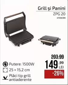 Grill și Panini ZPG 20