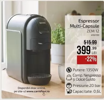 Espressor Multi-Capsule ZEM 12