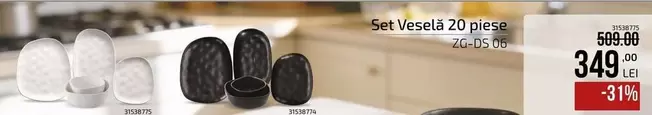 Set Veselă 20 piese