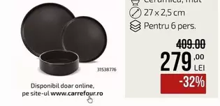 Set de 6 farfurii
