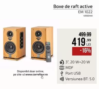 Boxe de raft active EM 1022